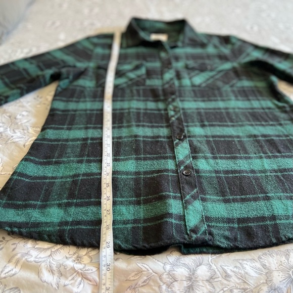 Ci Sono Plaid Collection Women Green Shirt - Picture 7 of 15
